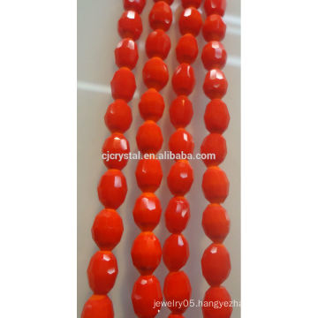 Glass beads Fashion Crystal glass Olive Beads